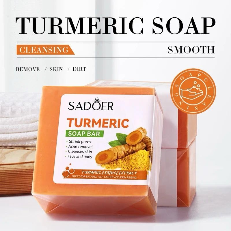 Turmeric + Kojic acid Soap Face Cleansing and Brightening (BUY 1 GET 1 FREE)