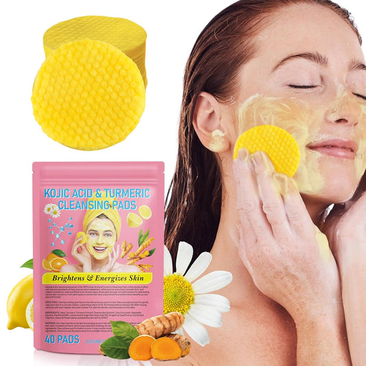 Kojic Acid and Turmeric Cleansing Pads (40 Pads)