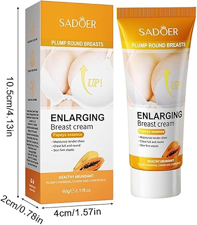 Firming and Lifting Breast Cream | Breast Augmentation for Growth, Natural Papaya and Coconut Cream for Quick Results, Lift and Firmness, Breast Gaimety