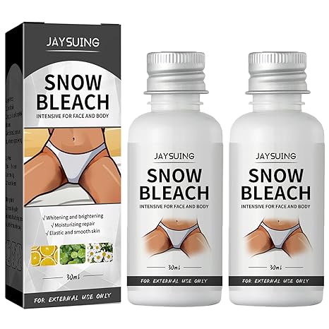 Armpit Thigh Darkening Cream Snow Bleach Cream - Whitening for Private Parts, Underarms & Dark Spot Removal - Gentle Skin Lightening