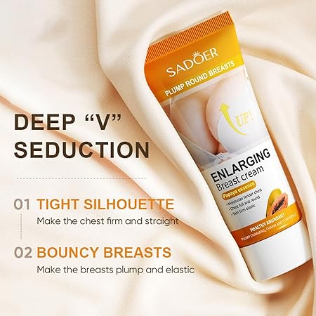 Firming and Lifting Breast Cream | Breast Augmentation for Growth, Natural Papaya and Coconut Cream for Quick Results, Lift and Firmness, Breast Gaimety