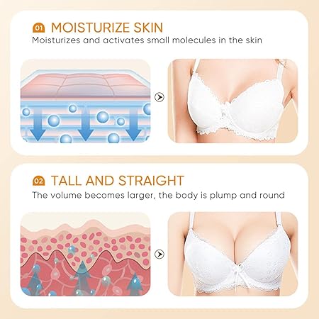 Firming and Lifting Breast Cream | Breast Augmentation for Growth, Natural Papaya and Coconut Cream for Quick Results, Lift and Firmness, Breast Gaimety