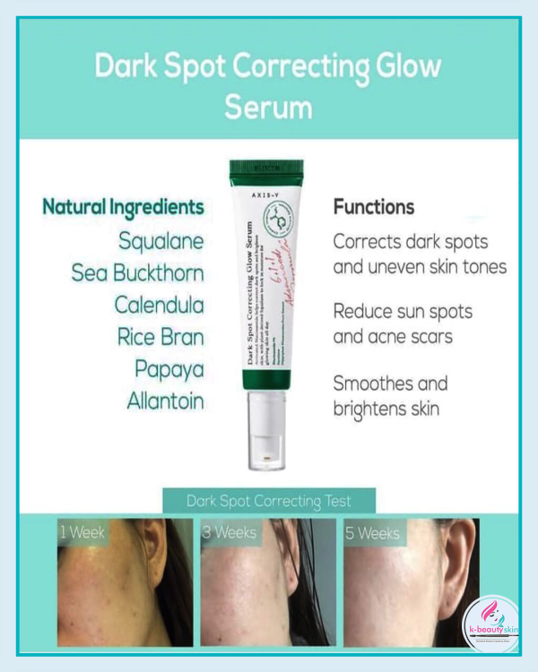 Axis-Y- Dark Spot Correction Glow Serum 50ml