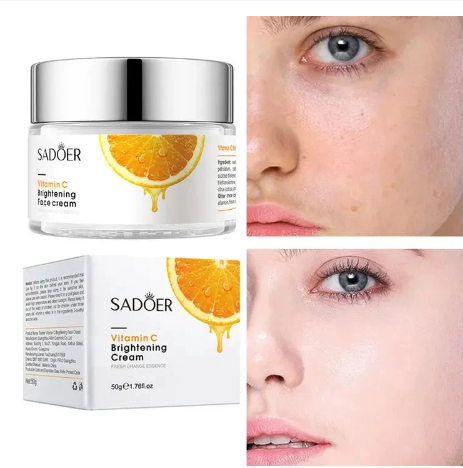 Vitamin C Brightening Face Cream Sadoer, Moisturizer mabox Vitamin C