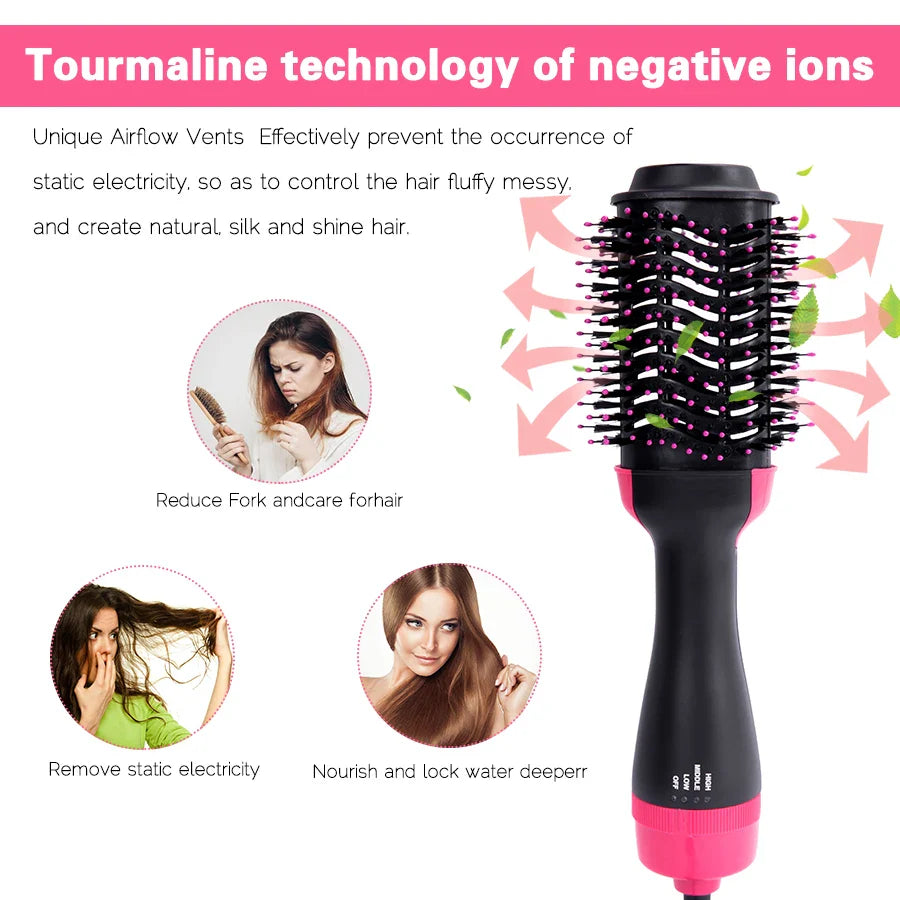 3 in 1 Hot Hair Dryer Brush (Original Import)