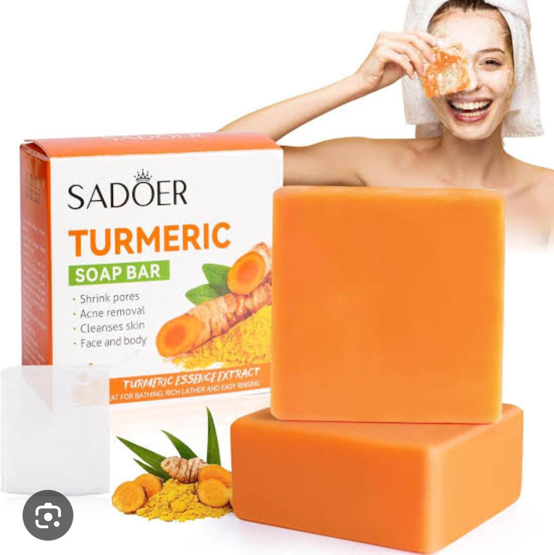 Turmeric + Kojic acid Soap Face Cleansing and Brightening (BUY 1 GET 1 FREE)