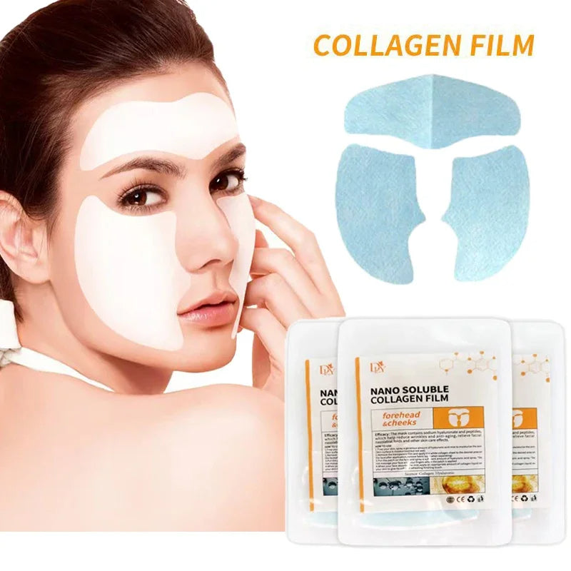 Water Soluble Collagen Film Mask Anti Wrinkles (3 Packs + 2 Free Packs)