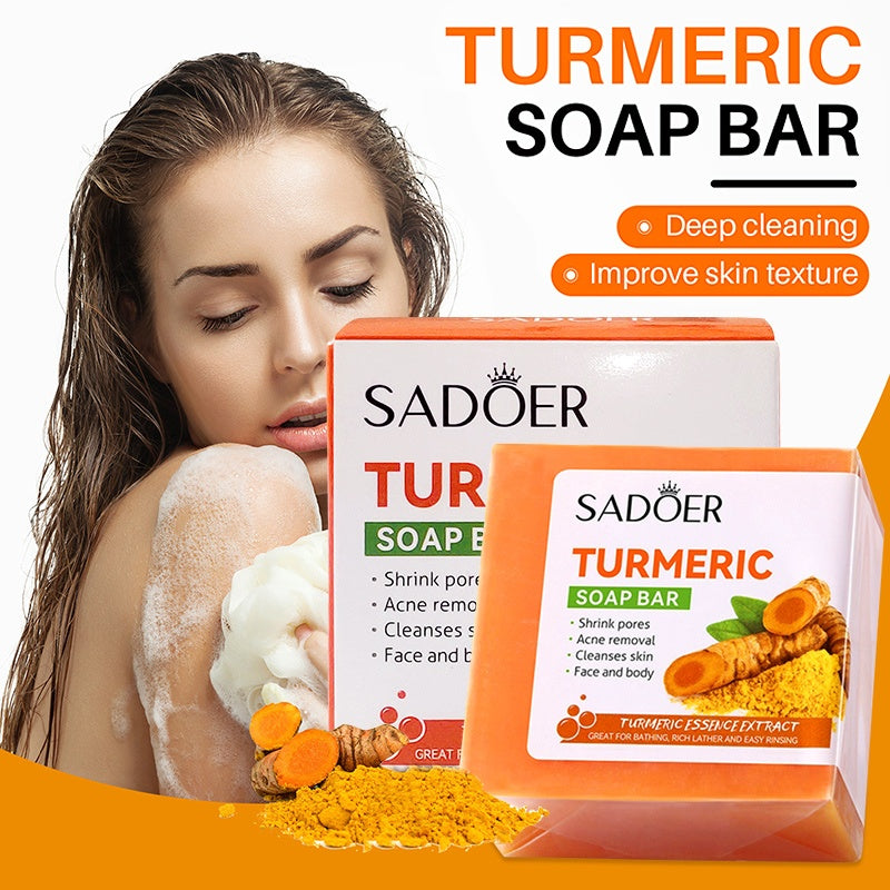 Turmeric + Kojic acid Soap Face Cleansing and Brightening (BUY 1 GET 1 FREE)