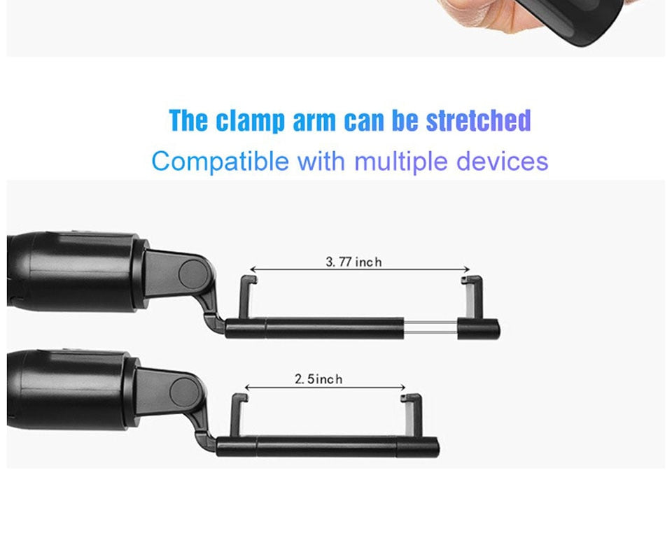 Handheld 360 Degree Flexible Sports Camera Monopod Stand Mobile Phone