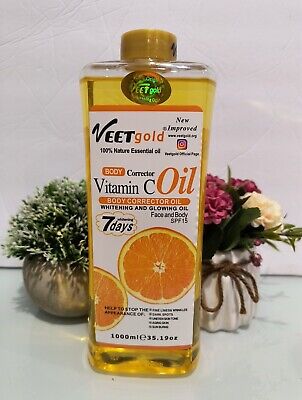 Veet Gold Vitamin C Oil Body Corrector 1000ML ( Original 100% Import )