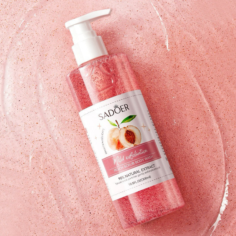 SADOER Peach Scrub Body Wash 500ml